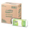 Luncheon Napkins | Marcal 6506 11.4 in. x 12.5 in. 100% Recycled Luncheon Napkins - White (6/Carton) image number 3