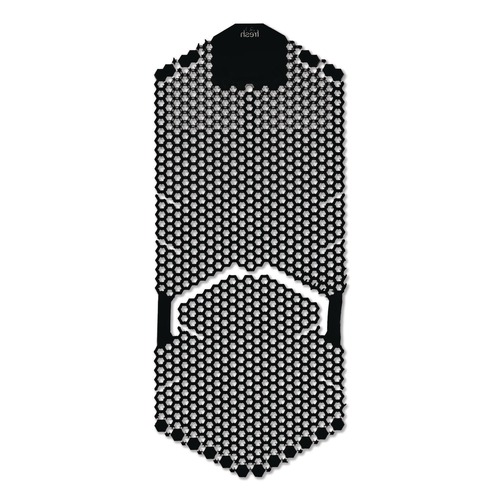 Toilet & Urinal Deodorizers | Boardwalk TSU-P-006I006I-56-AAS80 5.22 oz. Vertical Urinal Screen - Midnight Coast Scent Black (6/Carton) image number 0
