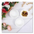 Bowls | Dart 5BWWC 5 oz. Non-Laminated Foam Dinnerware Bowl - White (1000/Carton) image number 7
