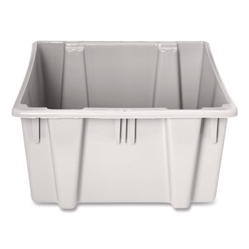 Rubbermaid Commercial FG172200GRAY Palletote Box 1.6 cu ft 15.5-in x 19.5-in x 13-in Gray