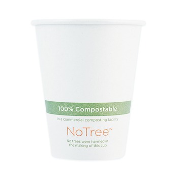 World Centric CUSU4 4 oz. NoTree Paper Hot Cups - Natural (1000/Carton)