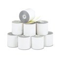 Perforated Roll & Hand Towels | PM Company 9325 2.25 in. x 70 ft. Impact Printing Carbonless Paper Rolls - White/Canary (10/Pack) image number 1