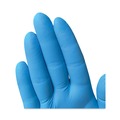 Food Service Disposable & Single Use Gloves | Ansell 54424 6 mil Thick 9.5 in. Long Powder-Free G10 2PRO Nitrile Gloves - Extra Large, Blue (90/Box) image number 1