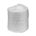 Plates | Pactiv Corp. YTK100090000 1 Compartment 9 in. Round Laminated Foam Plates - White (500/Carton) image number 1