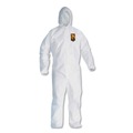 Hand Sanitizing Wipes | Ansell KCC 49117 A20 Elastic-Back, Cuff, and Ankles Hooded Coveralls - Quadruple Extra Large, White (20/Carton) image number 0