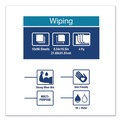 Cleaning Cloths & Wipes | Tork 440245A 4-Ply 8.54 in. x 16.5 in. Unscented Industrial Paper Wiper - Blue (900/Carton) image number 5