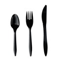 Cutlery Kits | Boardwalk BWK4KITBLPP 4-Piece Mediumweight Cutlery Kit - Black (250/Carton) image number 0