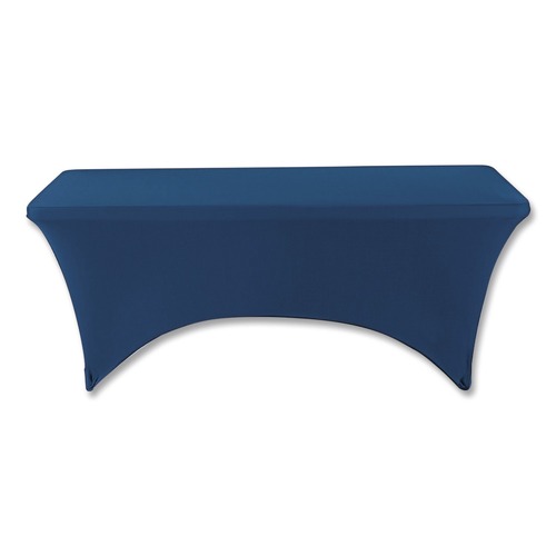 Table Covers & Skirts | Iceberg 16526 iGear 30 in. x 72 in. Polyester/Spandex Fabric Table Cover - Blue image number 0