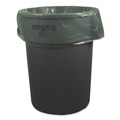 Low-Density Trash Bags | Heritage L8046TE ER1 Eco Blend Max 40 in. x 46 in. 0.8 mil 45 Gallon Can Liners - Green (25 Bags/Roll, 6 Rolls/Carton) image number 4