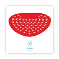 Toilet & Urinal Deodorizers | Boardwalk DSP012I072M202143000 Cherry Fragrance Urinal Screen - Red (1 Dozen) image number 3
