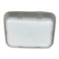 Food Containers & Lids | GEN 20KWH 12 in. x 8.7 in. x 2.45 in. No. 20K Foam Meat Trays - White (125/Carton) image number 2