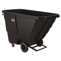 Carts & Trucks | Suncast Commercial RMTTCD1003F1 1 cu. Yd. 1,250 lbs. Capacity Light Duty Tilt Truck - Black image number 1