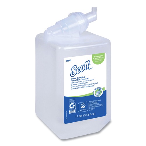 Soap Refills | Scott 91565 1000 ml Bottle Essential Green Certified Foam Skin Cleanser - Neutral image number 0