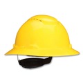 Head & Face Protection | 3M H-802SFV-UV H-800 SecureFit H-Series 4-Point Pressure Diffusion Ratchet Suspension Vented Hat with UV Indicator - Yellow image number 0