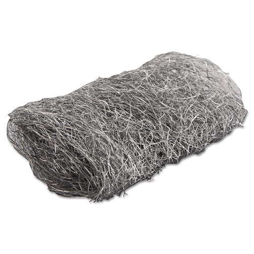 Scouring Pads & Sticks | GMT 117007 #4 Extra Coarse Industrial-Quality Steel Wool Hand Pads - Steel Gray (192/Carton) image number 0