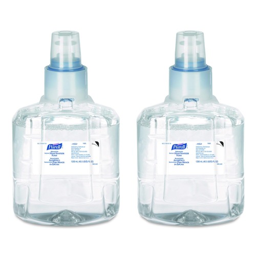 Hand Sanitizers | PURELL 1905-02 1200 ml Advanced Hand Sanitizer Refill for LTX-12 Dispenser (2/Carton) image number 0