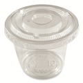 Cups | Boardwalk BWKPRTN55TS 5.5 oz Plastic Souffle/Portion Cups - Translucent (2500/Carton) image number 3