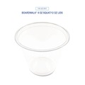 Cups | Boardwalk BWKPET9S 9 oz. Squat PET Cold Cups - Clear (1000/Carton) image number 6