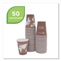 Cups | Eco-Products EP-BHC8-WAPK 8 oz. World Art Renewable and Compostable Hot Cups - Plum (50/Pack) image number 4