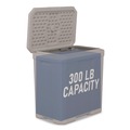 Storage | Suncast BMBX300D 23.75 in. x 15.75 in. x 23.75 in. 28 gal. Salt Box - Dove Gray image number 3