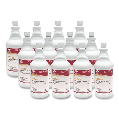 Bathroom Cleaners | Theochem Laboratories 500657 PTC-85 32 oz. Bottle Pleasant Scent Porcelain and Tile Cleaner (12/Carton) image number 0