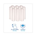 High-Density Trash Bags | Boardwalk V8046HNKR02 40 in. x 46 in. 45 gal. 13 mic High-Density Can Liners - Natural (250/Carton) image number 3