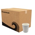 Cups | Boardwalk BWKDW8HCUP 8 oz. Double-Walled Paper Hot Cups - White (500/Carton) image number 0
