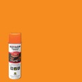 Paint & Paint Supplies | Rust-Oleum RST203036CT 17 oz. Aerosol Can Industrial Choice Precision Line Marking Paint - Flat Fluorescent Orange (12/Carton) image number 1