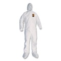 Safety Apparel | Ansell 46122 KleenGuard A30 Coveralls - Medium/White (25/Carton) image number 1