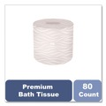 Perforated Roll & Hand Towels | Tork 2465110 2-Ply Septic Safe Advanced Bath Tissue - White (80/Carton) image number 3