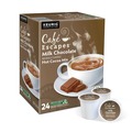 Coffee - Caffeinated | Cafe Escapes 5000330122 Dark Chocolate Hot Cocoa K-Cups (24/Box, 4 Boxes/Carton) image number 1