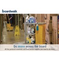 Shelving Units | Boardwalk 710058-EA 24 in. W x 10 in. D x 12 in. H 1-Shelf Locking Rack for 3 Liter PDC Cleaner Bottles - Black image number 3