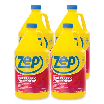 Zep Commercial ZUHTC128 1-Gallon High Traffic Carpet Cleaner (4/Carton)