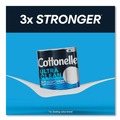 Toilet Tissues | Cottonelle 55699 Ultra CleanCare 1-Ply Septic Safe Mega Rolls Strong Tissue Toilet Paper - White (36/Carton) image number 3