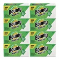 Luncheon Napkins | Bounty 96595 12-1/10 in. x 12 in. 1-Ply Quilted Napkins - White (8/Carton) image number 0
