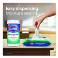 Cleaning Cloths & Wipes | Clorox 31430 8 in. x 7 in. 1-Ply Flex Pack Disinfecting Cleaning Wipes - Fresh Scent White (6/Carton) image number 5