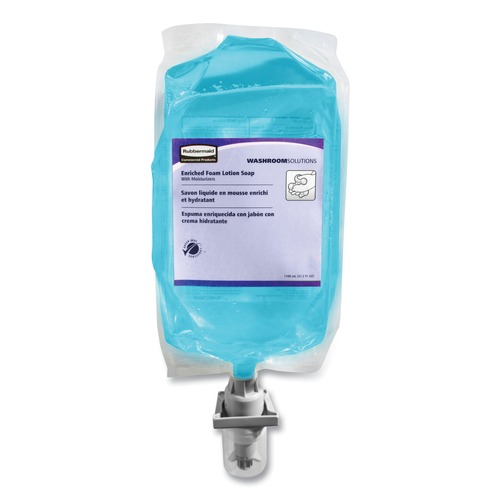 Soap Refills | Rubbermaid Commercial FG750383 1,000 milliliter Autofoam Lotion Hand Soap with Moisturizer Refill - Light Floral Scent image number 0