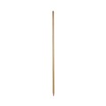 Handles & Braces | Boardwalk BWK137 Heavy-Duty Threaded End Lacquered Hardwood 1.13 in. Diameter x 60 in. Broom Handle - Natural image number 0