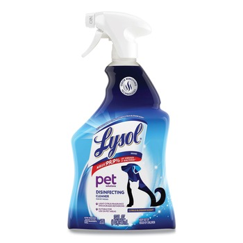 LYSOL Brand 19200-99653 32 oz. Trigger Bottle Pet Solutions Disinfecting Cleaner - Citrus Blossom (9/Carton)