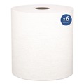 Perforated Roll & Hand Towels | Kleenex 50606 8 in. x 600 ft. Hard Roll Paper Towels with Premium Absorbency Pockets - White (6 Rolls/Carton) image number 1