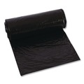 Low-Density Trash Bags | Trinity Plastics 100392 24 in. x 23 in. 10-Gallon 1 millimeter Flat Pack Low-Density Can Liners - Black (500/Carton) image number 2