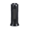 Facility Heaters | Alera ALEHECT17 7.37 in. x 7.37 in. x 17.37 in. 1,500 Watts Mini Tower Ceramic Heater - Black image number 0