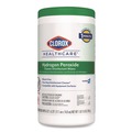 Cleaning Cloths & Wipes | Clorox Healthcare 30825 5.75 in. x 6.75 in. Hydrogen Peroxide Cleaner Disinfectant Wipes - White Unscented (6/Carton) image number 2