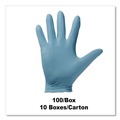 Food Service Disposable & Single Use Gloves | KleenGuard 417-57373 9.5 in. Long 6 mil Thick Powder-Free G10 Nitrile Gloves - Large Blue (10-Boxes/Carton) image number 3