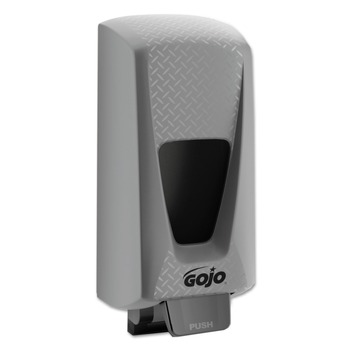 GOJO Industries 7500-01 PRO 5000 9.31 in. x 7.6 in. x 21.2 in. 5,000 milliliter Hand Soap Dispenser - Gray