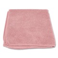 Cleaning Cloths & Wipes | Boardwalk BWK12PINCLOTH 12 in. x 12 in. Microfiber Cloths - Pink (12/Pack) image number 2