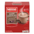 Cocoa | Nestle 12096919 0.71 oz. Hot Cocoa Mix - Dark Chocolate (50/Box) image number 0