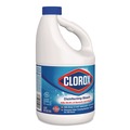 Bleach | Clorox CLO32263 81 oz. Bottle Concentrated Regular Disinfecting Bleach (6/Carton) image number 1