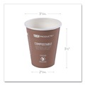 Cups | Eco-Products EP-BHC8-WAPK 8 oz. World Art Renewable and Compostable Hot Cups - Plum (50/Pack) image number 3