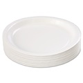 Plates | Hoffmaster PL7095 9 in. Coated Paper Dinnerware Plate - White (500/Carton) image number 3
